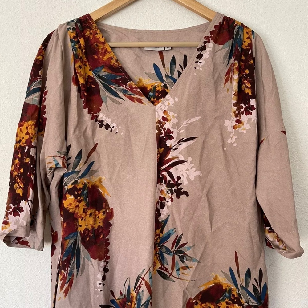 ANTHRO The Odells Forest Harvest Floral Dress Xs - Picture 5 of 8